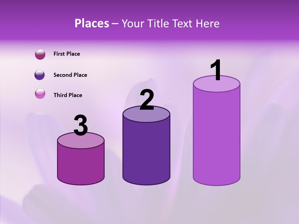 Macro Violet Lush PowerPoint Template