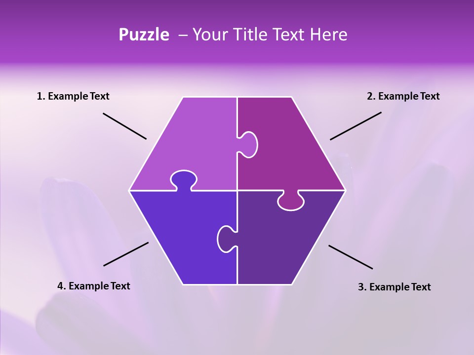 Macro Violet Lush PowerPoint Template