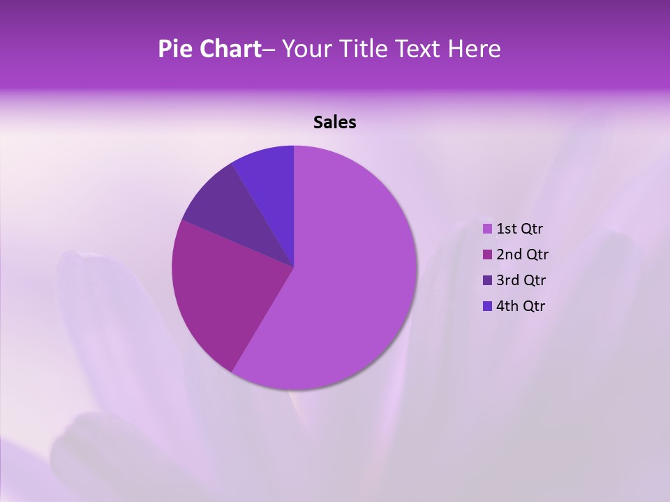 Macro Violet Lush PowerPoint Template