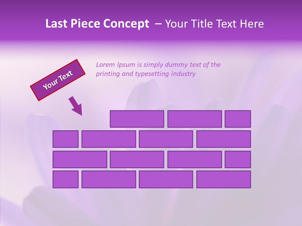 Macro Violet Lush PowerPoint Template