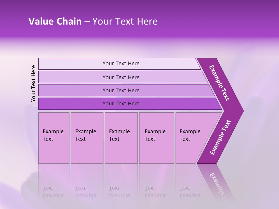 Macro Violet Lush PowerPoint Template
