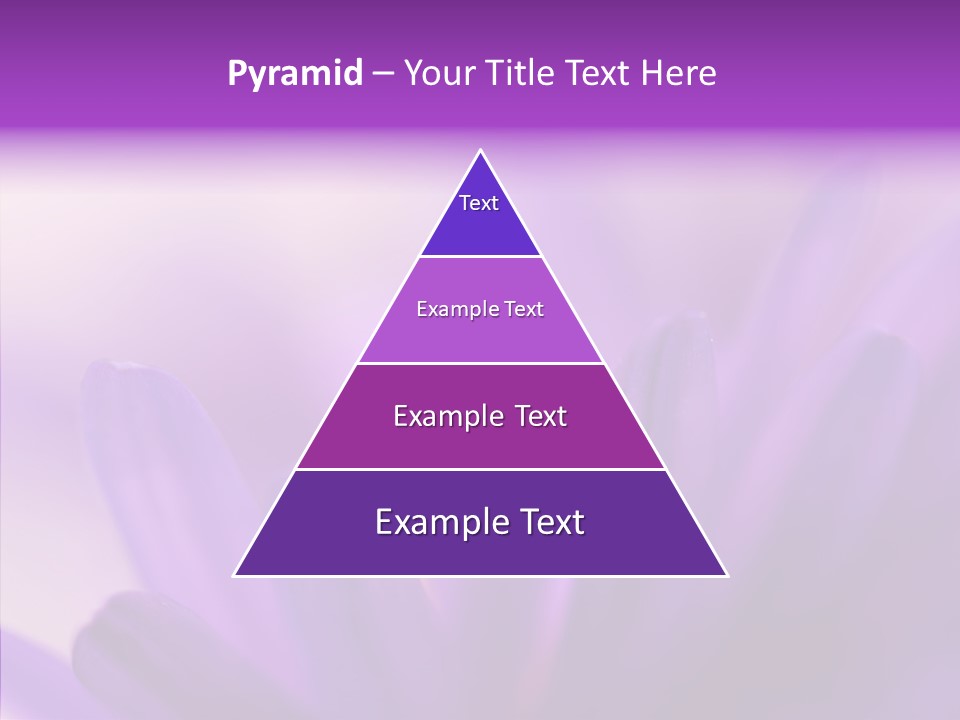 Macro Violet Lush PowerPoint Template