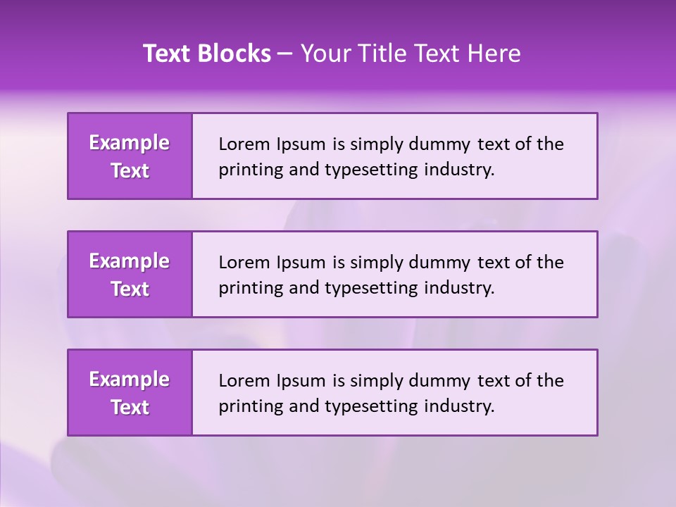 Macro Violet Lush PowerPoint Template