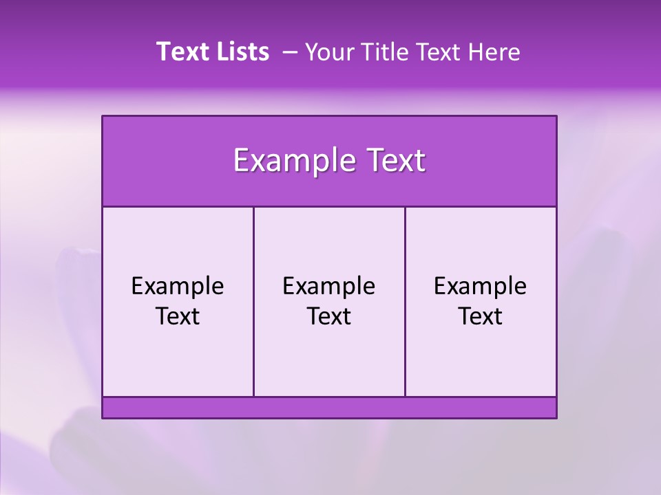 Macro Violet Lush PowerPoint Template