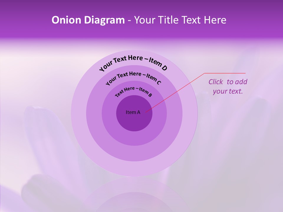 Macro Violet Lush PowerPoint Template