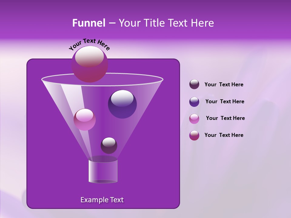 Macro Violet Lush PowerPoint Template