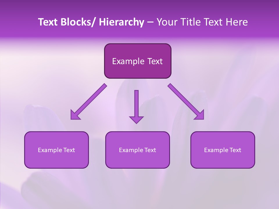 Macro Violet Lush PowerPoint Template