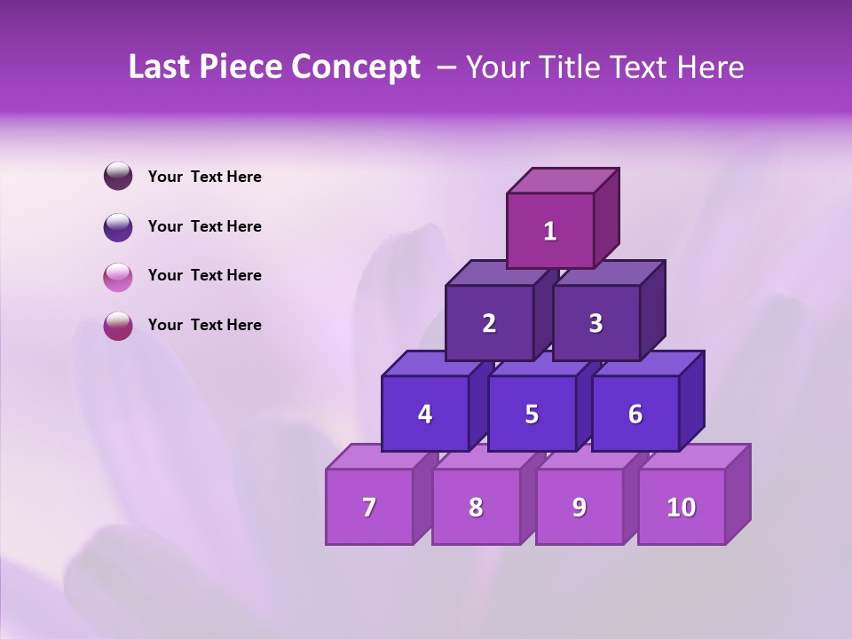 Macro Violet Lush PowerPoint Template