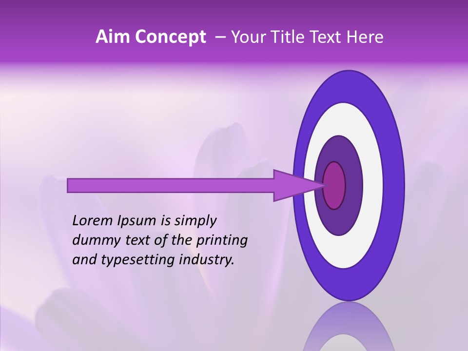 Macro Violet Lush PowerPoint Template