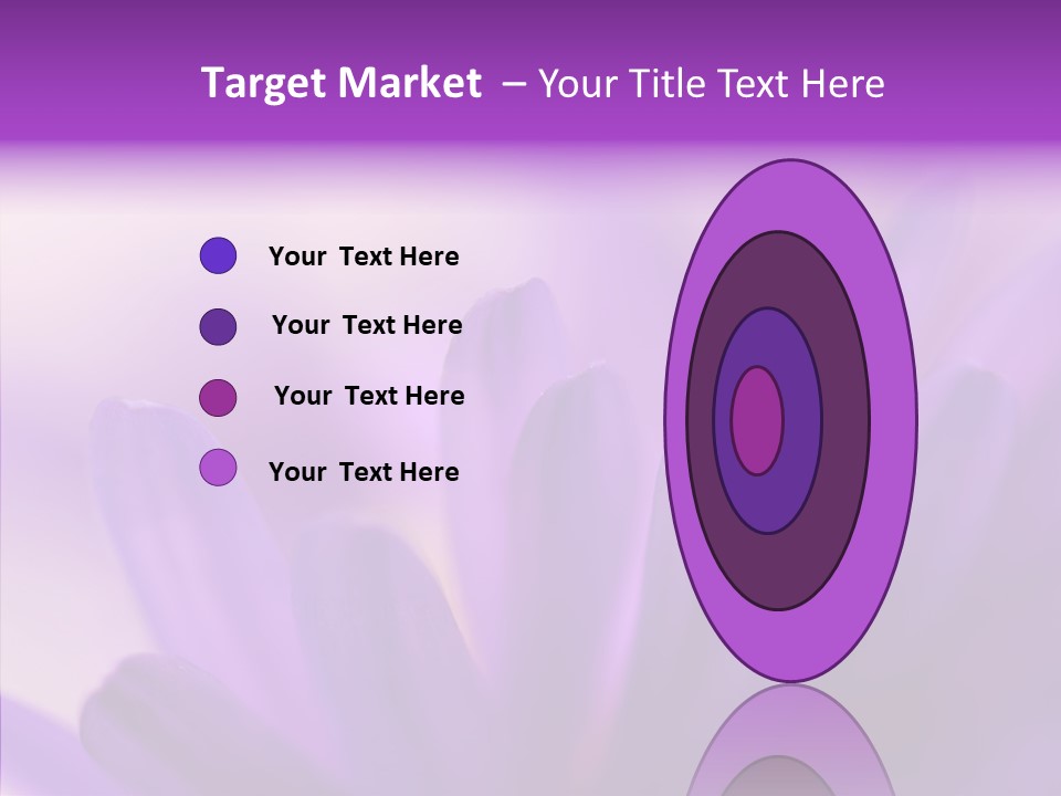 Macro Violet Lush PowerPoint Template