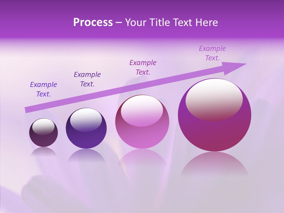 Macro Violet Lush PowerPoint Template