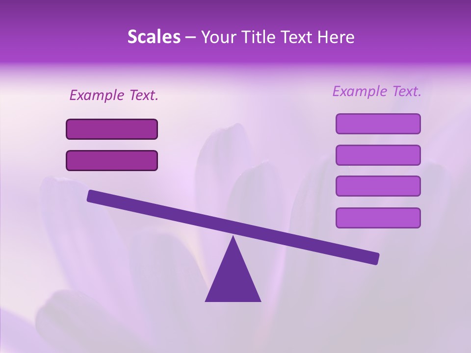 Macro Violet Lush PowerPoint Template