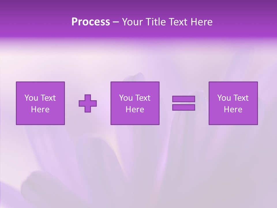 Macro Violet Lush PowerPoint Template