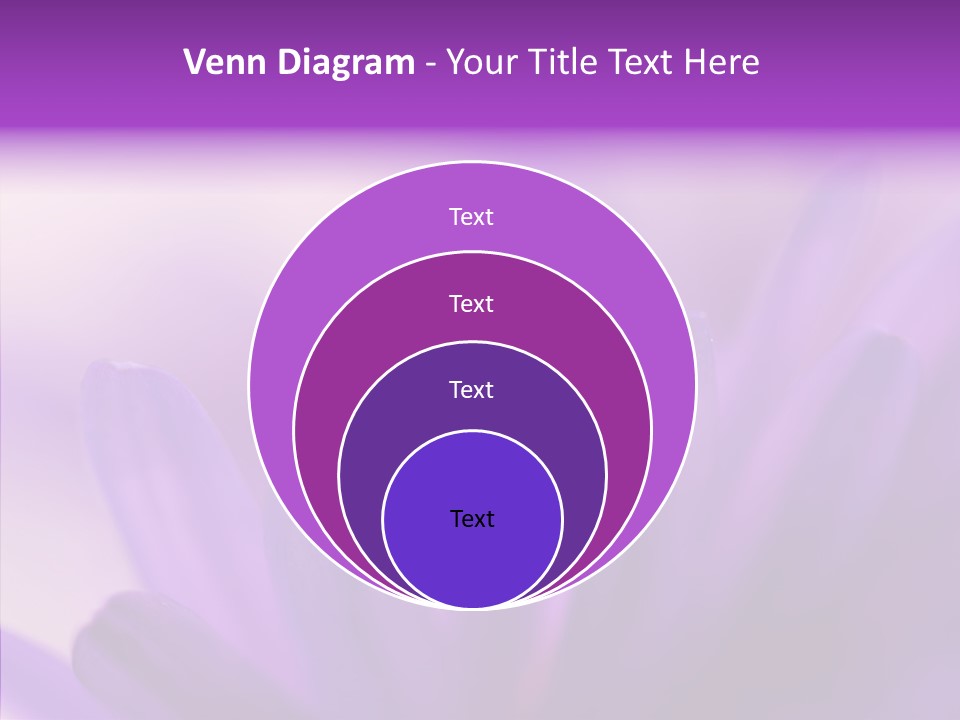Macro Violet Lush PowerPoint Template