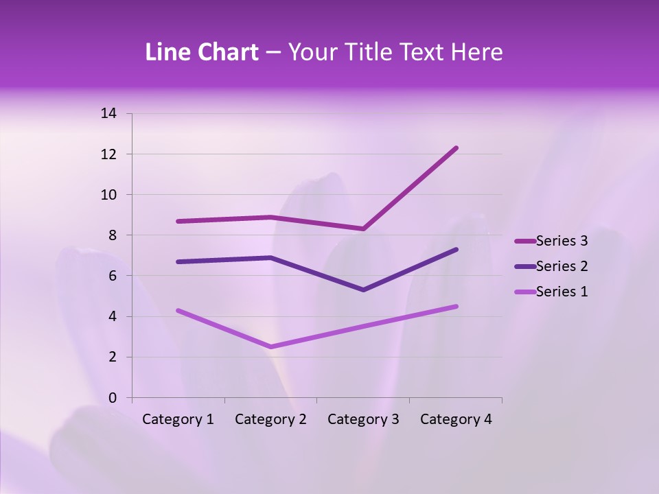 Macro Violet Lush PowerPoint Template