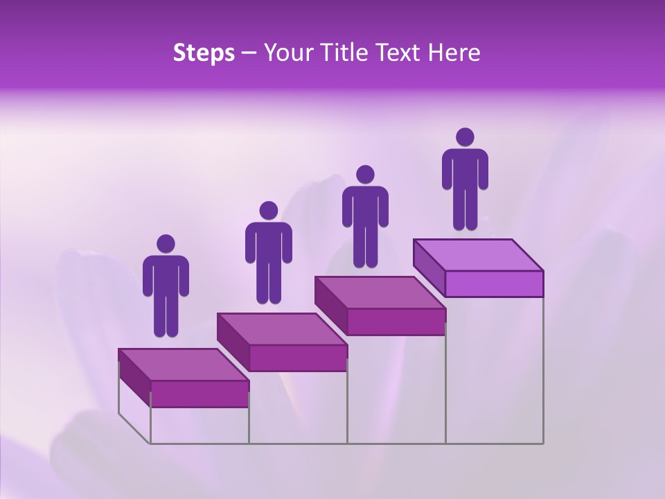 Macro Violet Lush PowerPoint Template