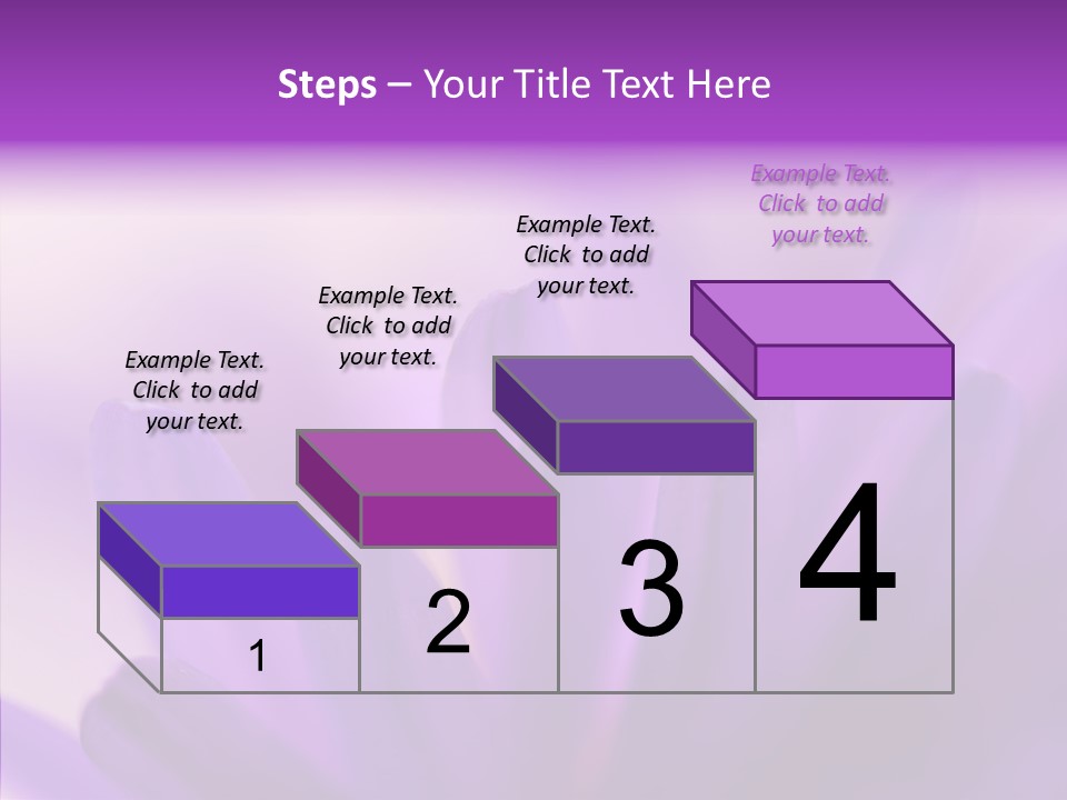 Macro Violet Lush PowerPoint Template