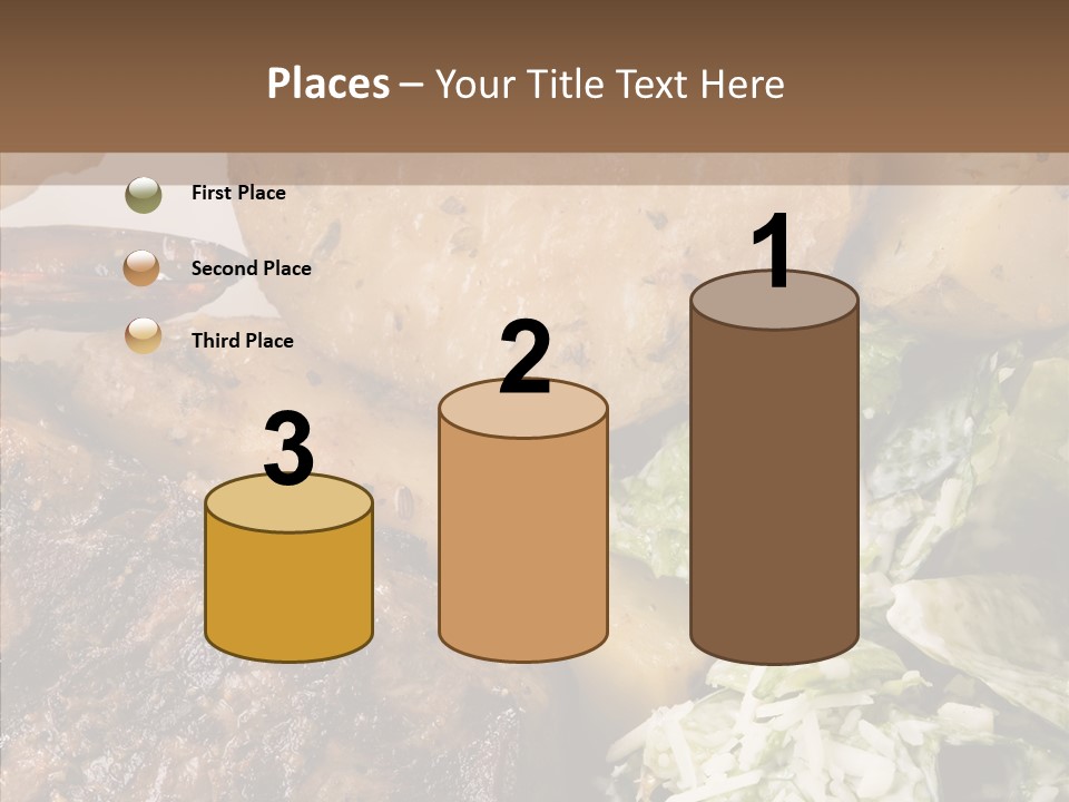 Steak Garnish Potatoes PowerPoint Template