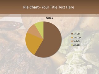 Steak Garnish Potatoes PowerPoint Template