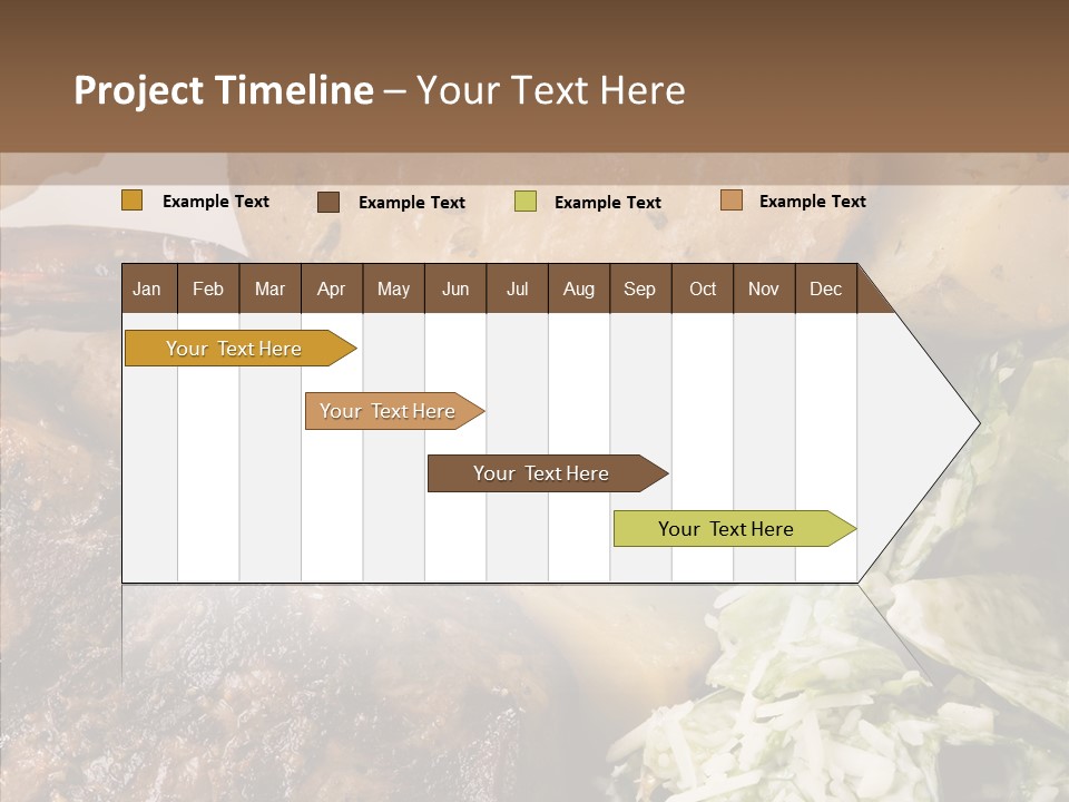 Steak Garnish Potatoes PowerPoint Template