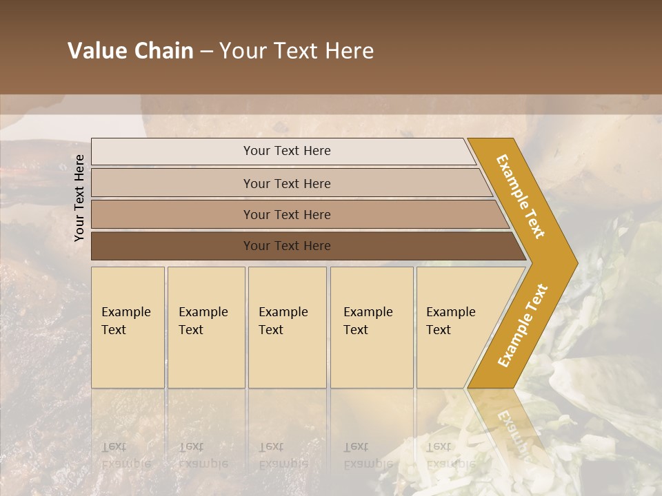 Steak Garnish Potatoes PowerPoint Template