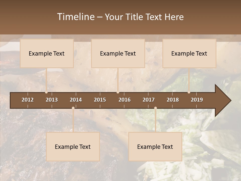 Steak Garnish Potatoes PowerPoint Template