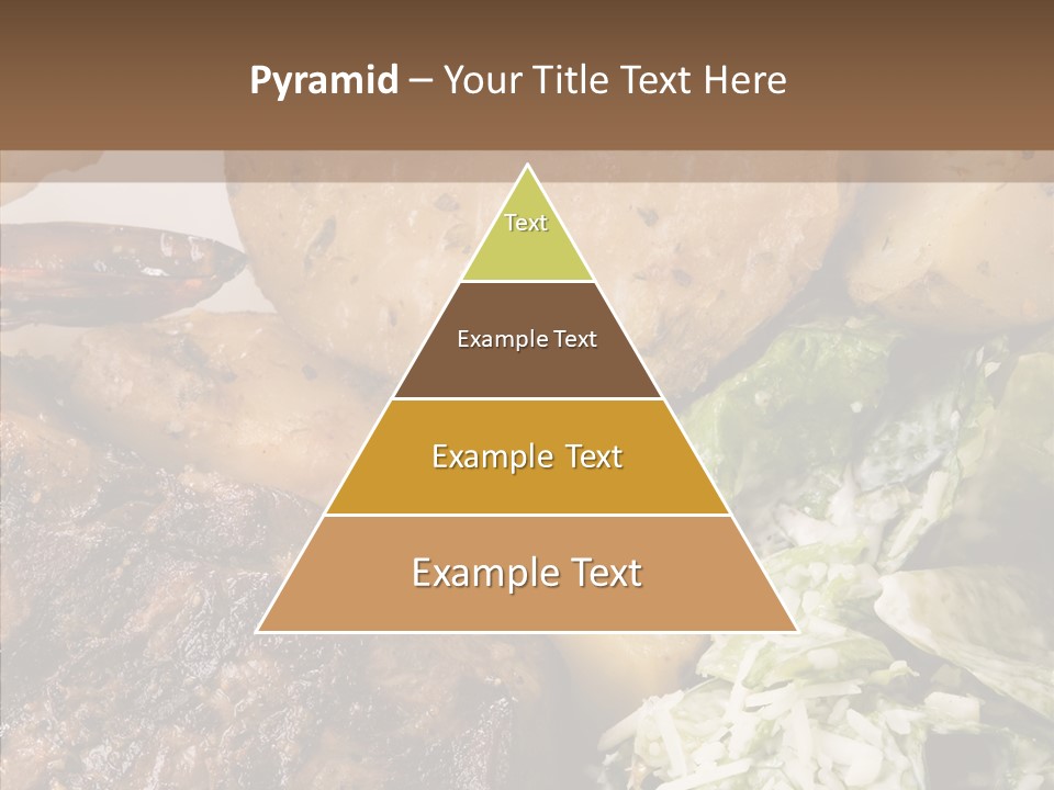 Steak Garnish Potatoes PowerPoint Template
