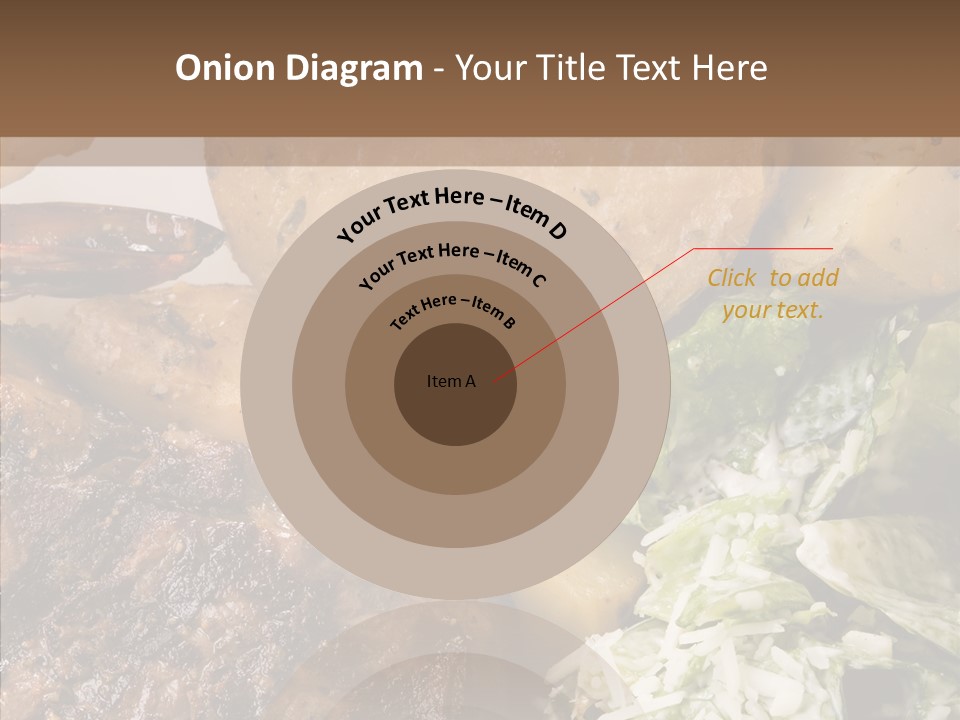Steak Garnish Potatoes PowerPoint Template