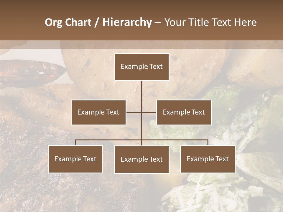 Steak Garnish Potatoes PowerPoint Template