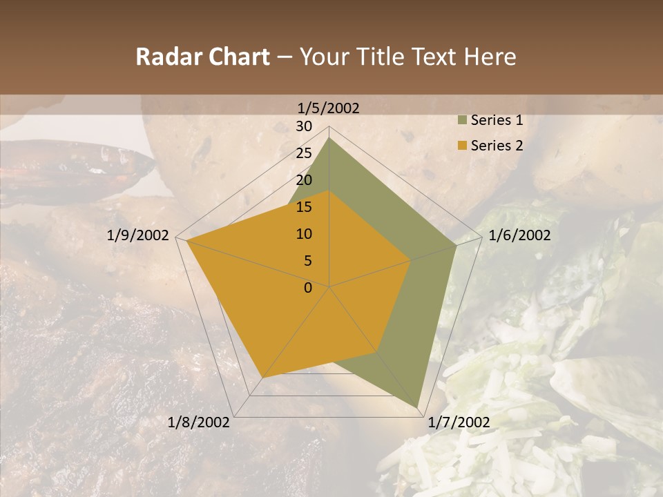 Steak Garnish Potatoes PowerPoint Template