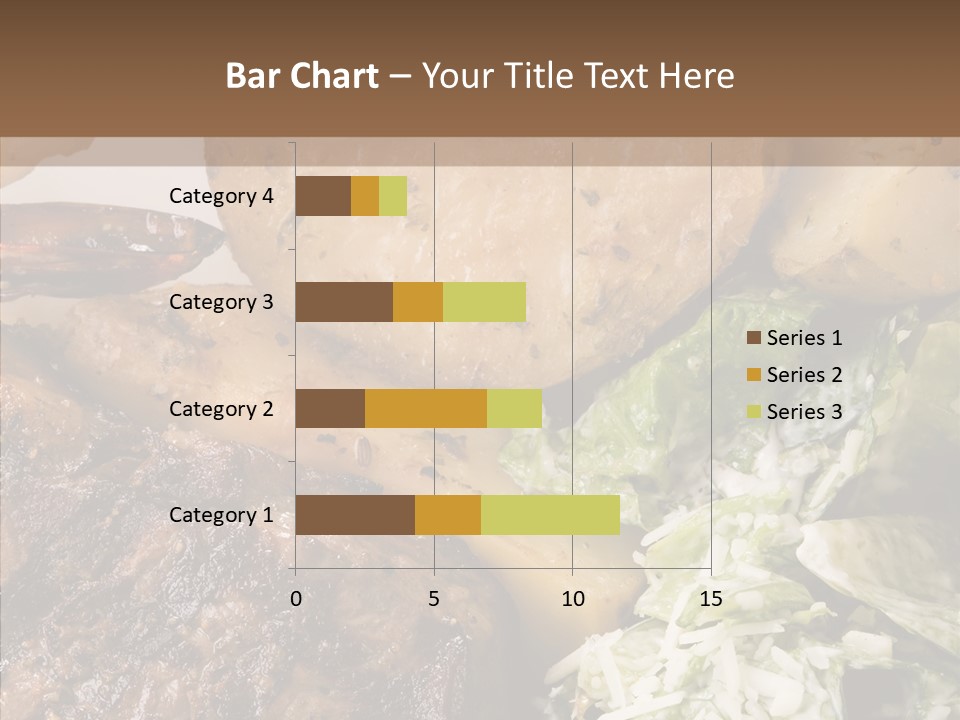 Steak Garnish Potatoes PowerPoint Template