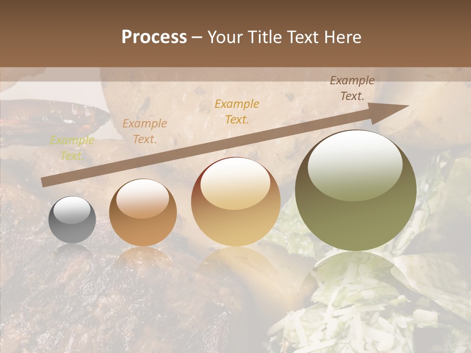 Steak Garnish Potatoes PowerPoint Template