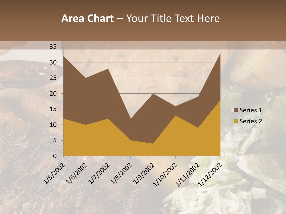 Steak Garnish Potatoes PowerPoint Template