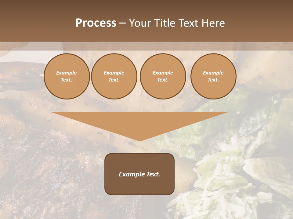 Steak Garnish Potatoes PowerPoint Template