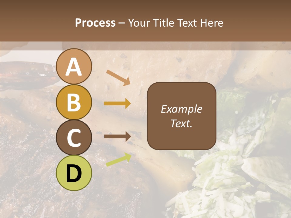 Steak Garnish Potatoes PowerPoint Template