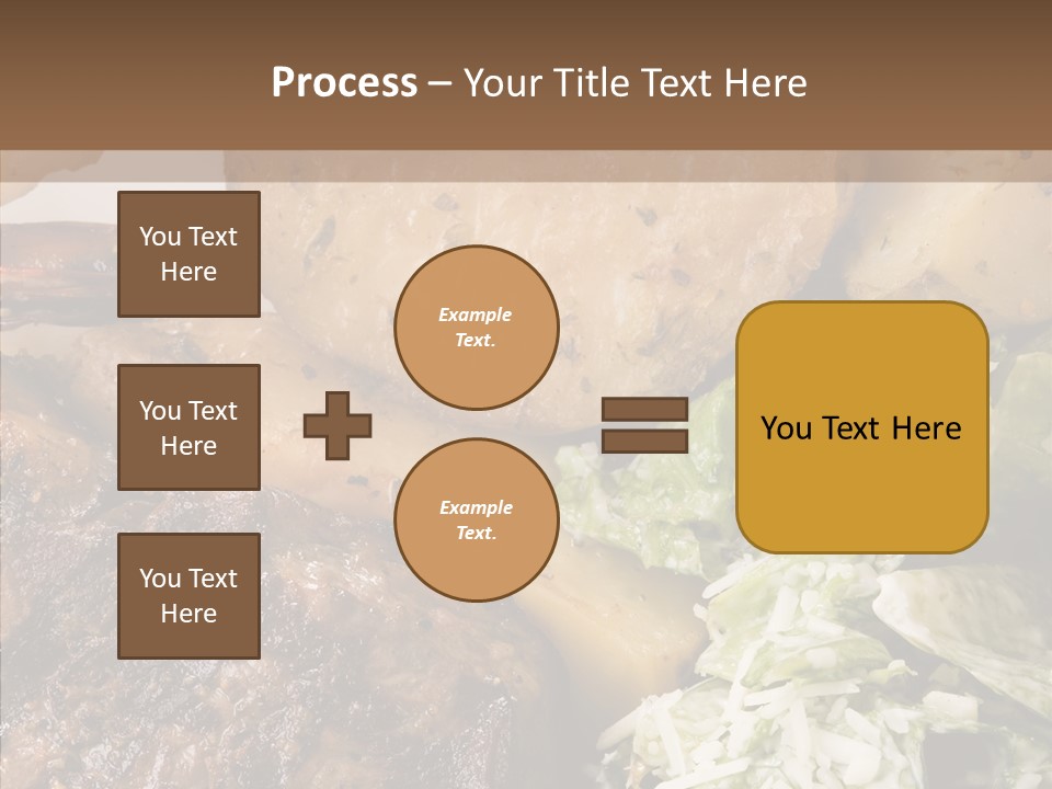 Steak Garnish Potatoes PowerPoint Template