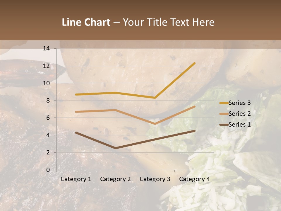 Steak Garnish Potatoes PowerPoint Template