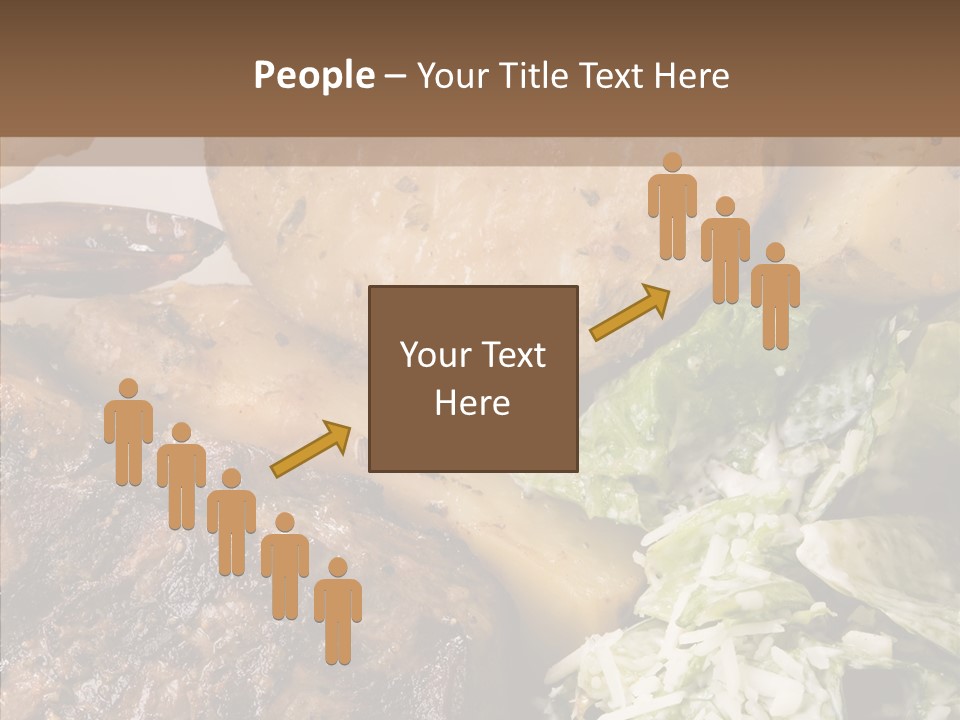Steak Garnish Potatoes PowerPoint Template