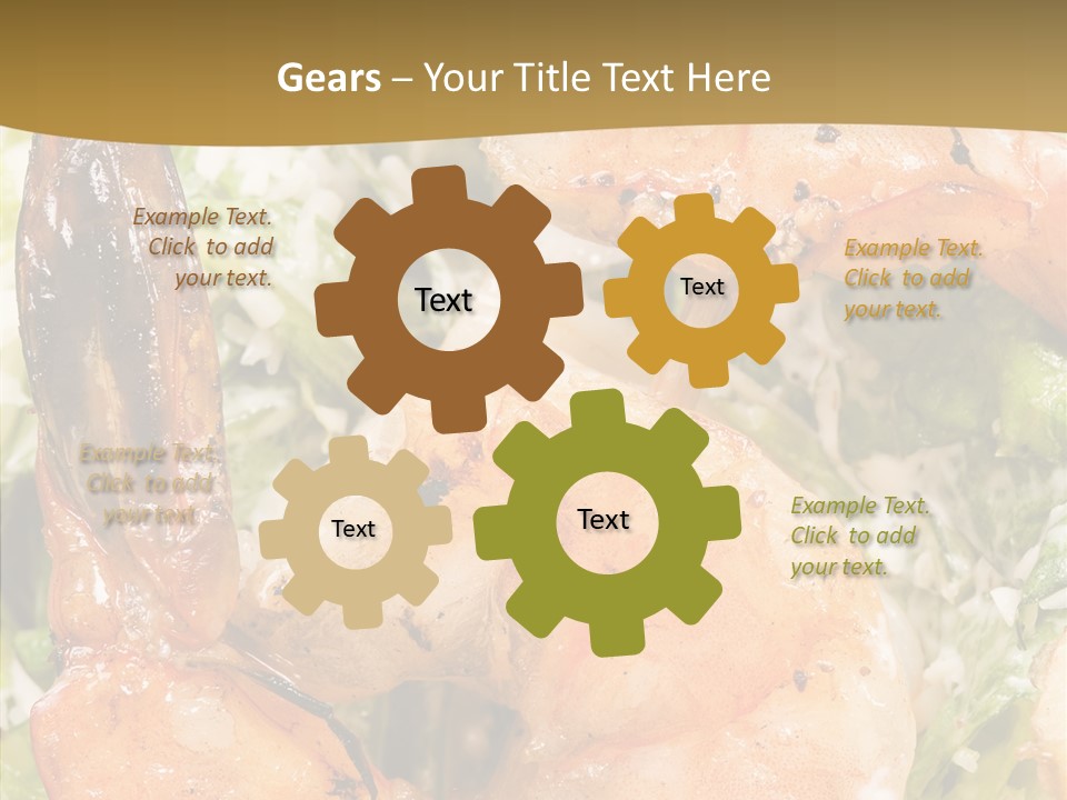 Cooking Glass Meat PowerPoint Template