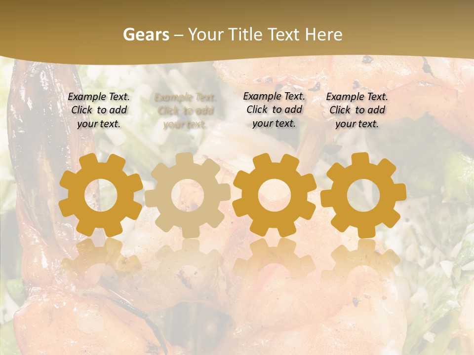Cooking Glass Meat PowerPoint Template
