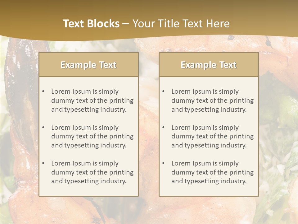 Cooking Glass Meat PowerPoint Template