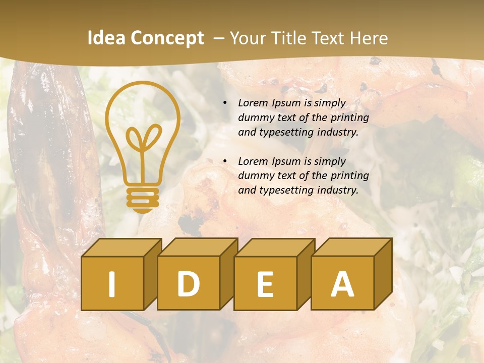 Cooking Glass Meat PowerPoint Template