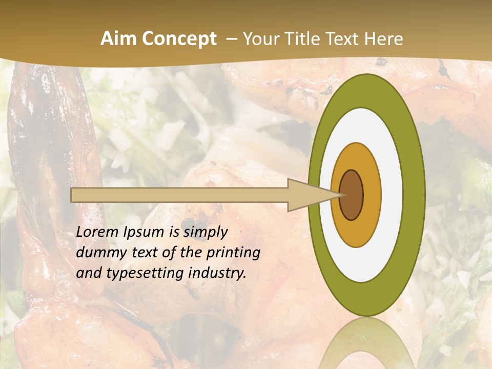 Cooking Glass Meat PowerPoint Template