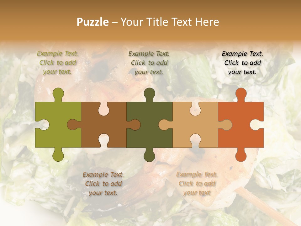 Caesar Cooking Lunch PowerPoint Template