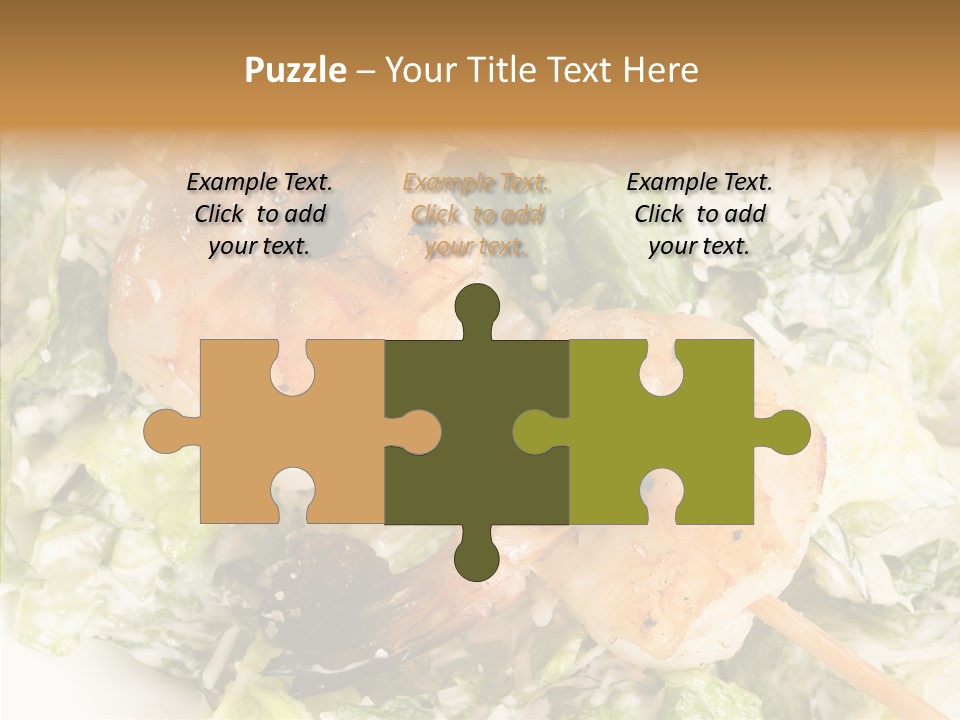 Caesar Cooking Lunch PowerPoint Template