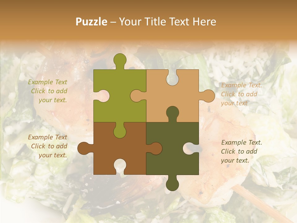 Caesar Cooking Lunch PowerPoint Template