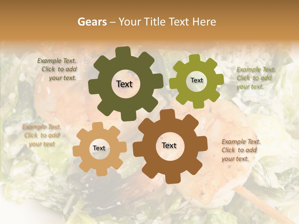 Caesar Cooking Lunch PowerPoint Template