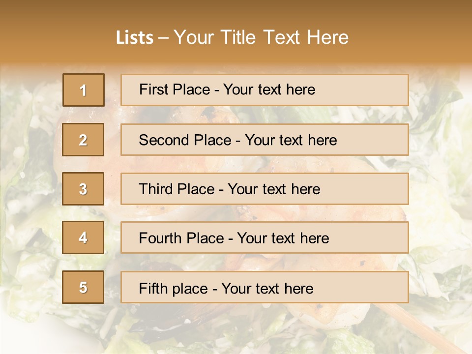 Caesar Cooking Lunch PowerPoint Template