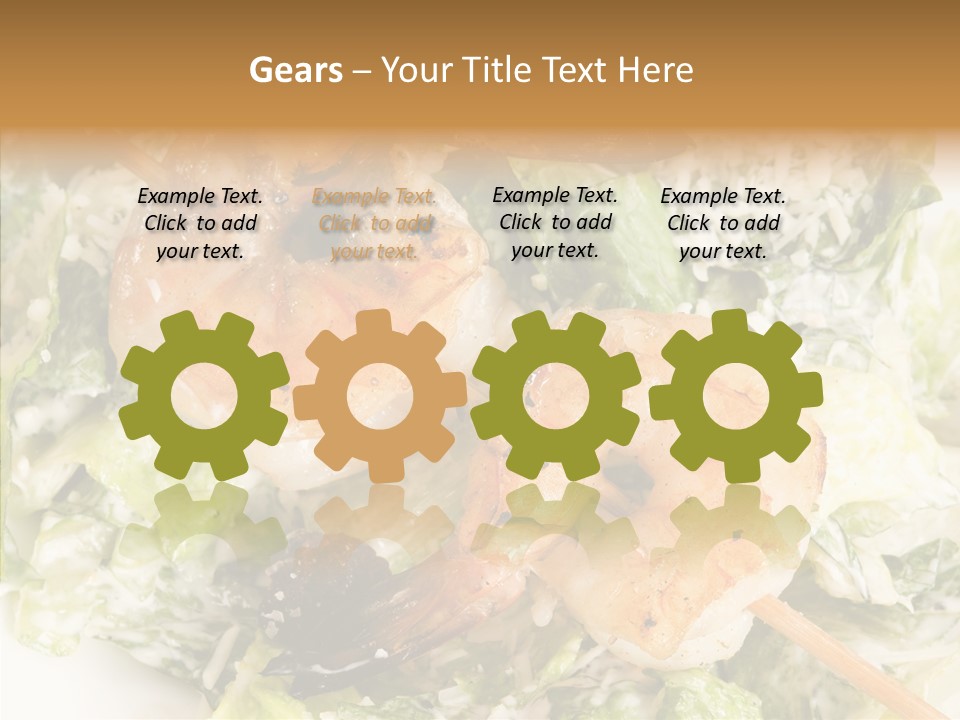 Caesar Cooking Lunch PowerPoint Template