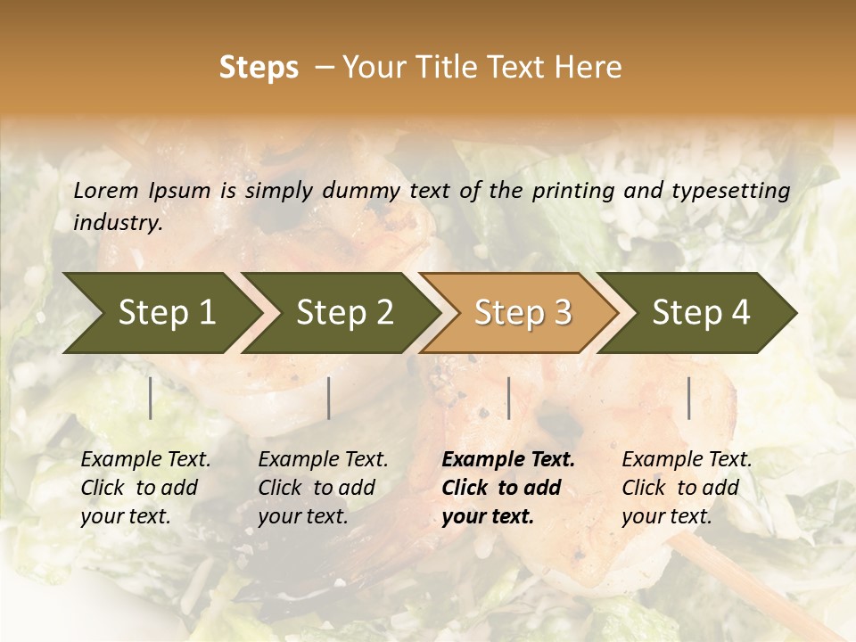 Caesar Cooking Lunch PowerPoint Template